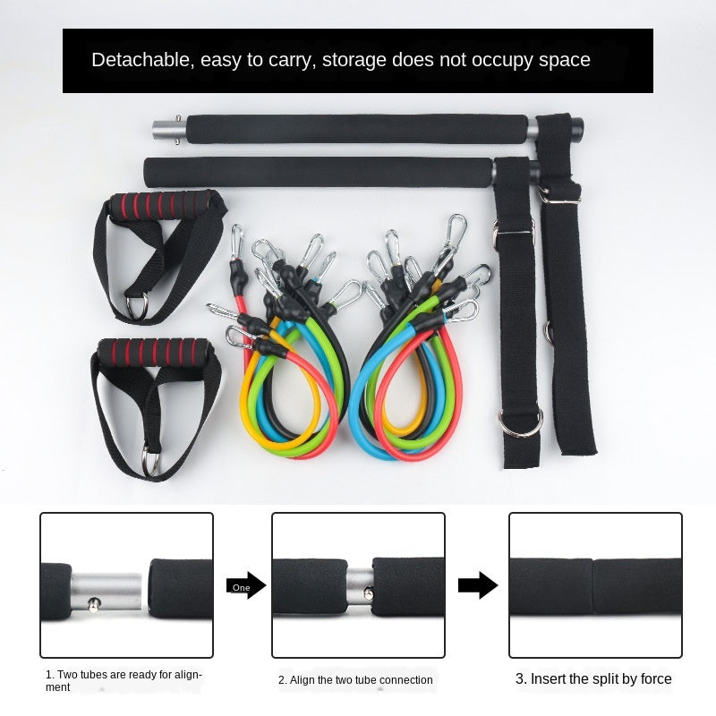 Home squat strength training fitness equipment set