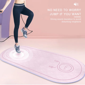 Multi-purpose Jump Rope Mat – Shock Absorbing, Durable & Floor Safe