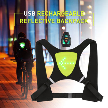 LED Signal Vest Backpack