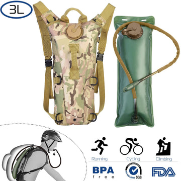 Hydration Pack 3L Water Bladder Backpack