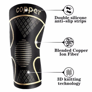 Copper Knee Joint Protection and Support [1 Pair]